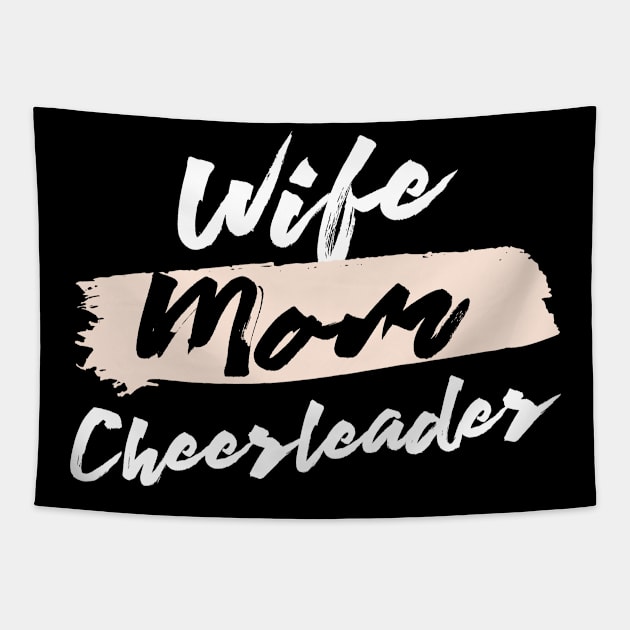 Cute Wife Mom Cheerleader Gift Idea Tapestry by BetterManufaktur