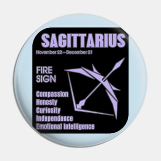 Zodiac Sagittarius Pin