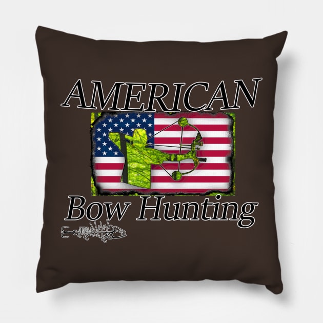 The Bowhunter Pillow by Hook Ink