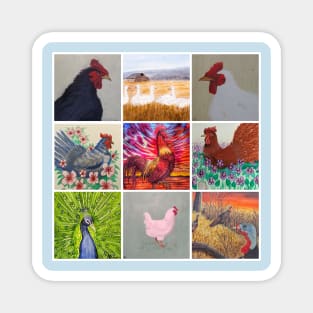 Poultry study Magnet