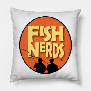 Classic Fish Nerds Logo Pillow