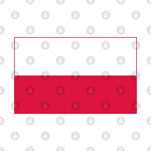 Flag of Poland by COUNTRY FLAGS