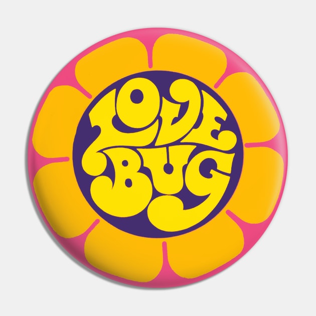 Vintage 70s Love Bug Brady Bunch Pin by Pop Fan Shop