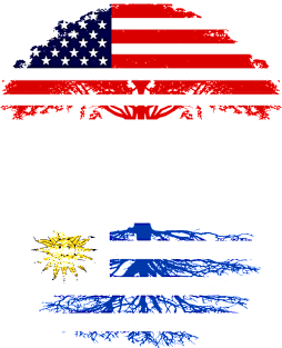 American Grown With Uruguayan Roots - Gift for Uruguayan From Uruguay Magnet