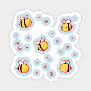 Cute cartoon bees Magnet