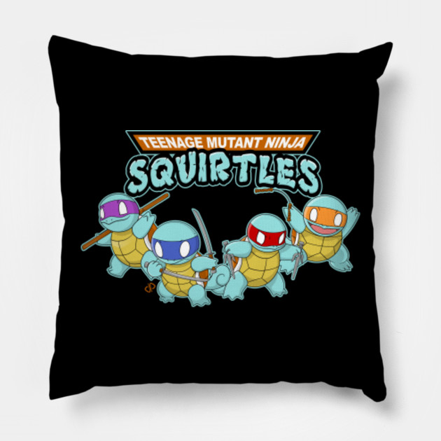 Squirtle Power - Ninja Turtles - Pillow | TeePublic