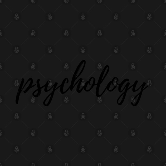 Psychology Binder Label by stickersbyjori