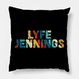 Retro Color - Lyfe Jennings Pillow