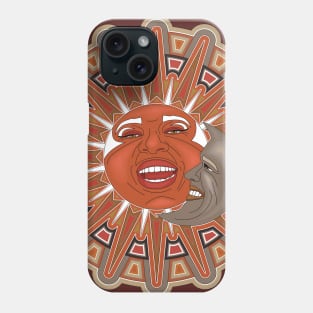 Laughing Sun and Smiling Moon Phone Case