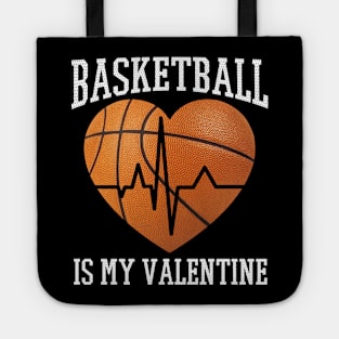 Basketball Is My Valentine Tote