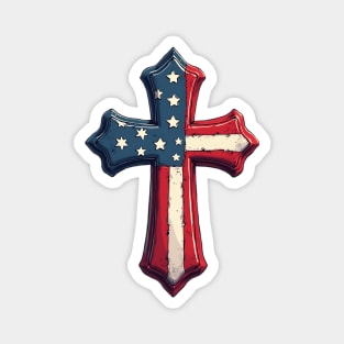 American Cross Savior Magnet