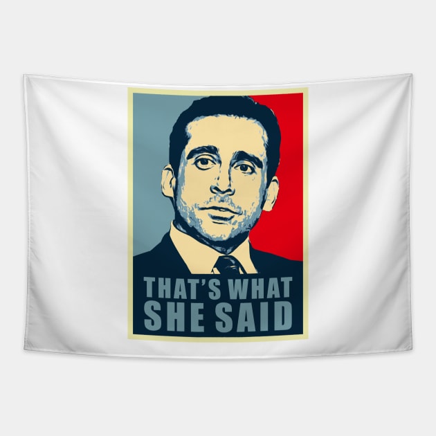 thats what she said Tapestry by oviddey