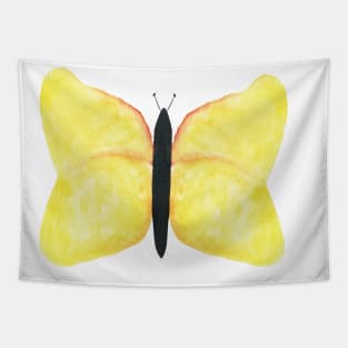 watercolour butterfly watercolor butterflies yellow butterfly Tapestry