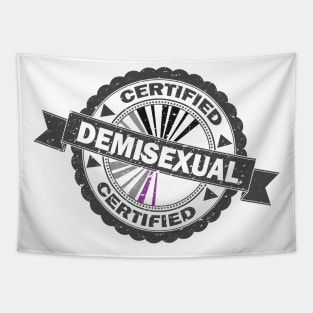 Certified Demisexual Stamp Tapestry