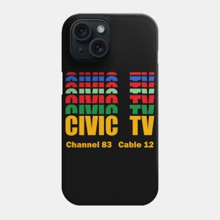 C. tv logo/  channel 83 - Cable 12 Phone Case