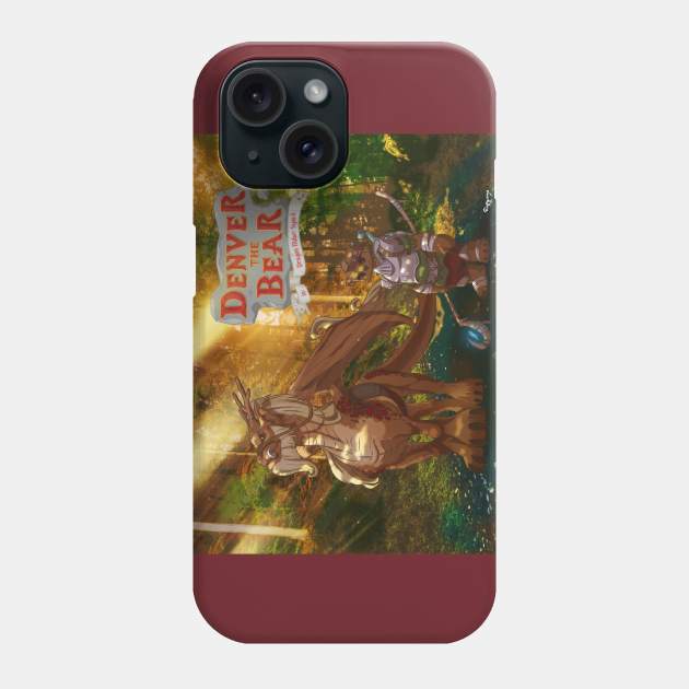 Dragon Rider Denver The Bear Phone Case by Slippyninja
