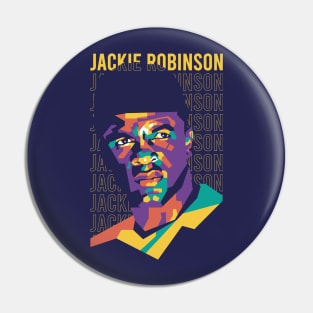 Jackie Robinson on WPAP art 1 Pin