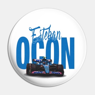 Esteban Ocon Racing Car Pin