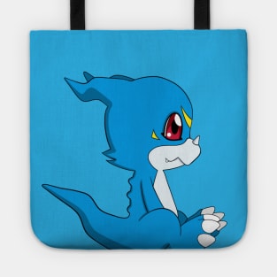 Sitting Veemon Tote