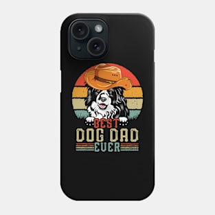 Vintage Best Dog Dad Ever Retro Headband Funny Father's Day Phone Case