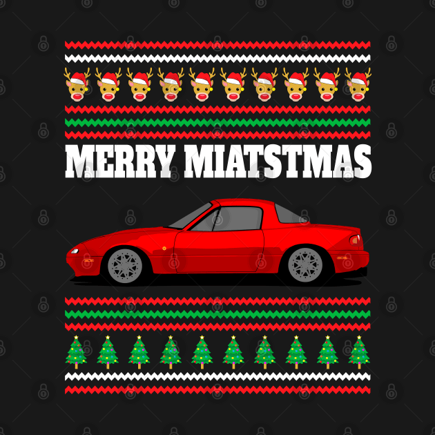 Mazda Miata MX-5 NA Merry Miatstmas by Rebellion Store