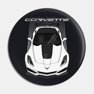 Corvette C7 ZR1 - White Pin