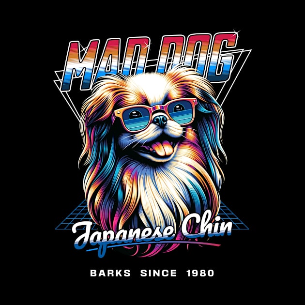 Mad Dog Japanese Chin Dog by Miami Neon Designs