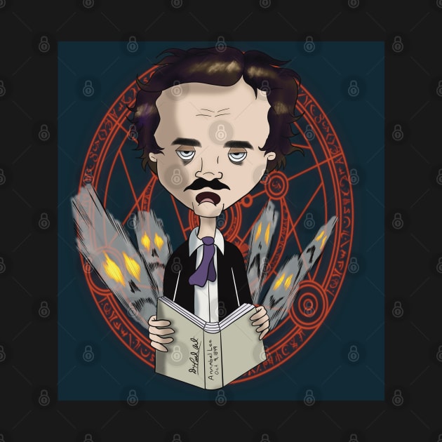 Edgar Allen Poe by Dr Paul Art