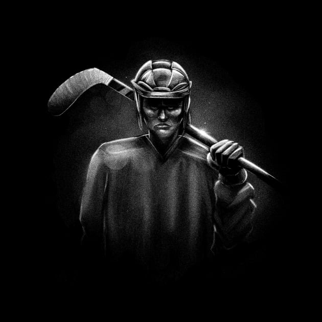 Cool hockey player by JFDesign123