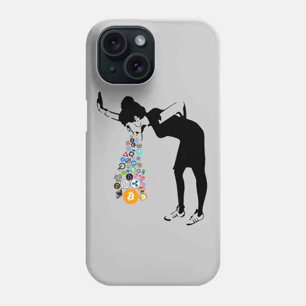 Sick of crypto Phone Case by Vitaliy_Klimenko