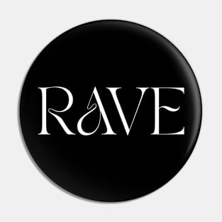 rave logo Pin