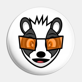 Excited Badger Æmber Pin