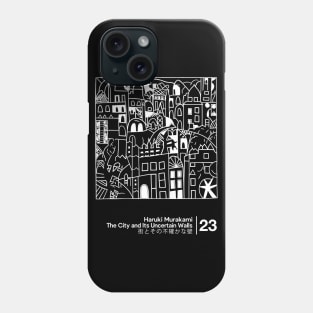 The City and Its Uncertain Walls - Minimalist Artwork Design Phone Case