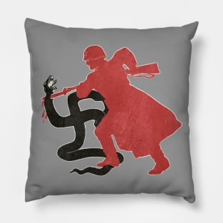 Kill Fascism (Vintage) Pillow