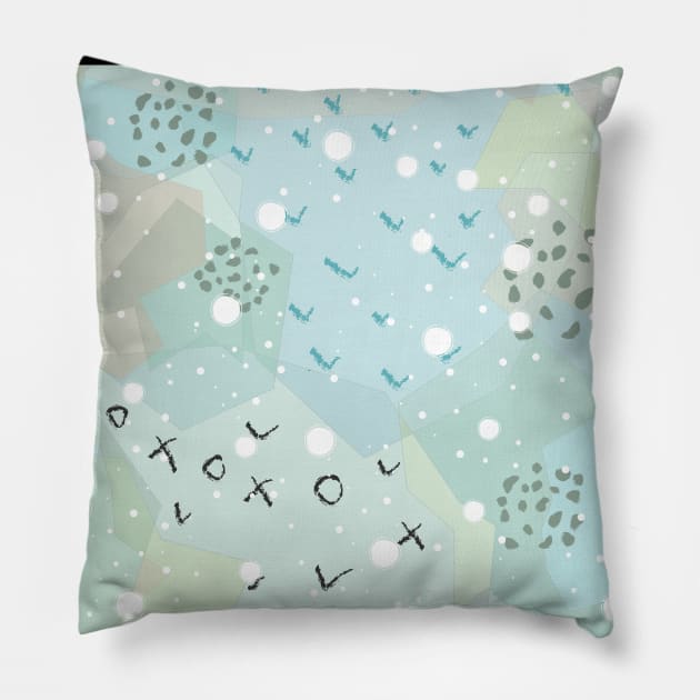 Dotted Pattern Pillow by Kristina Stellar Scandinavian Land