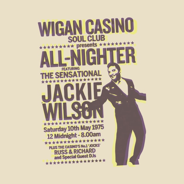 jackie wilson wigan casino graphic by HAPPY TRIP PRESS