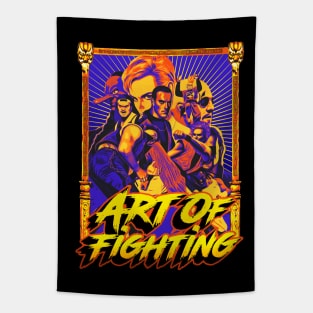 Fist of Dragon and Tiger Tapestry