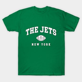 NFL Team Apparel Youth New York Jets Game Time White T-Shirt