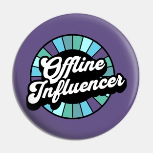 Offline Influencer Purples and Blues Pin