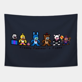 8-bit Freddy Fazbear's Pizza (FNAF2) Tapestry