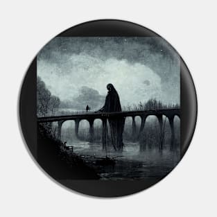 Skeleton on The Bridge Pin