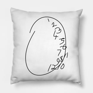 Hannibal Lector Clock Pillow