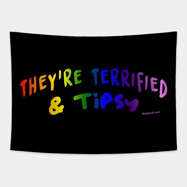 TipyPod Logo - Rainbow Tapestry by Tipsy Pod