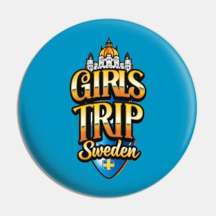 Girls Trip Sweden Vacation Womens Holiday For Ladies Hen Party Stockholm Gothenburg Malmo Scandinavia Pin