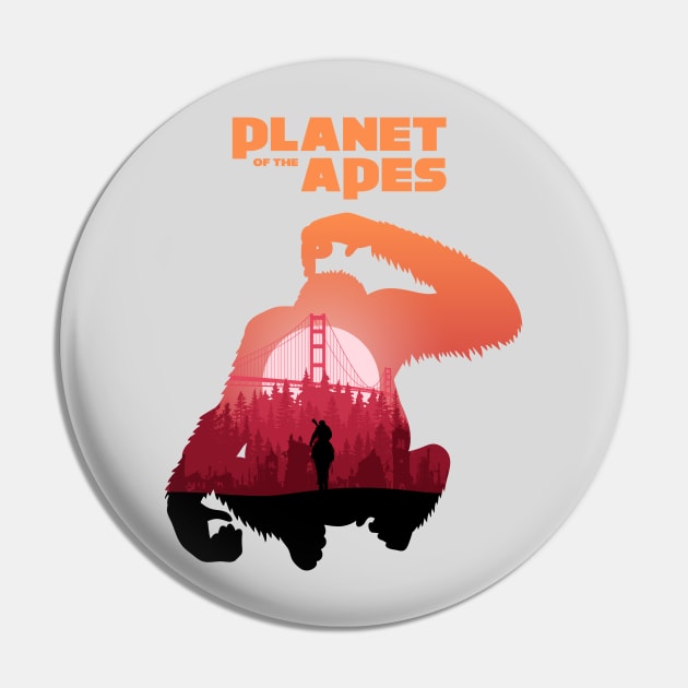 World Of The Ape Pin by Cmmndo_Sev