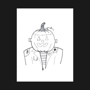 Pumpkin Stein - Outline T-Shirt