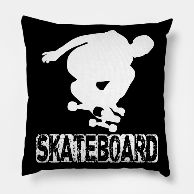 Man on the skateboard. Pillow by RENAN1989