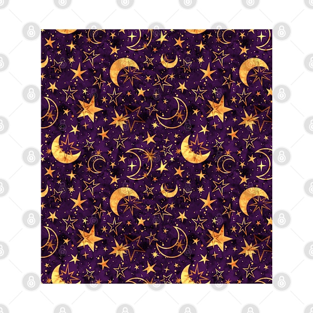 Purple Night Sky Shimmer by Spookish Delight