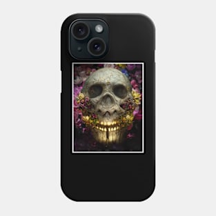 skull flower Phone Case