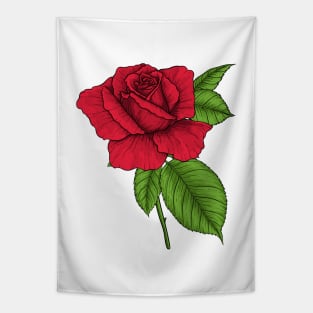 Red rose Tapestry